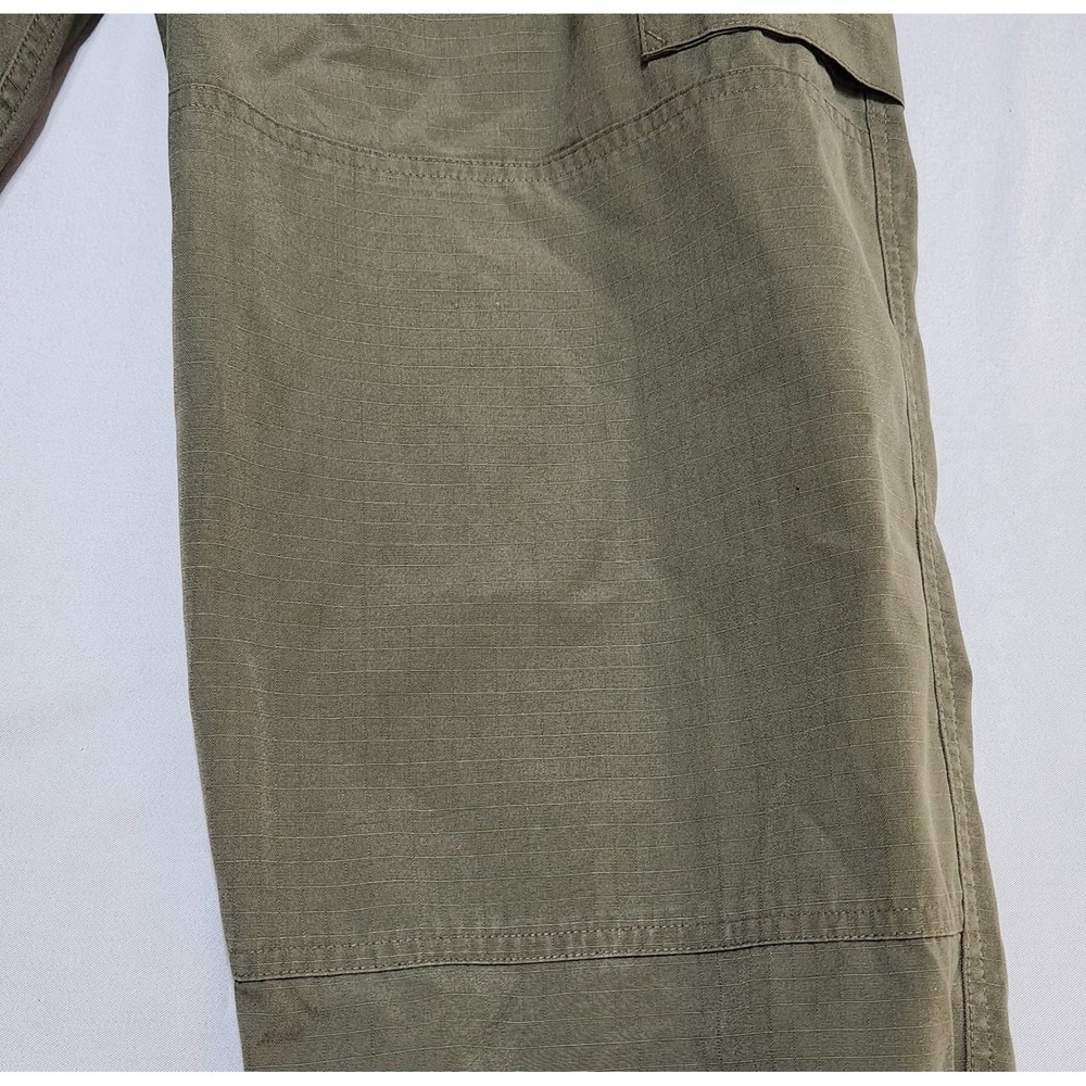 Austrian Army Ripstop Double Knee Cargo Pants Olive Green Tactical Trousers - Picture 6 of 10